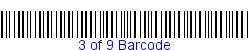 3 of 9 Barcode    3K (2002-12-27)