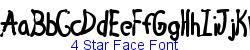 4 Star Face Font  104K (2002-12-27)