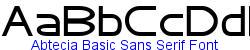 Abtecia Basic Sans Serif Font   13K (2002-12-27)