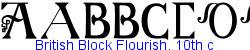 British Block Flourish, 10th c   30K (2002-12-27)