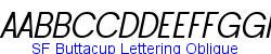 SF Buttacup Lettering Oblique  123K (2003-01-22)