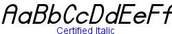 Certified Italic   25K (2002-12-27)