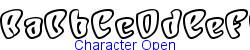Character Open   73K (2003-01-22)