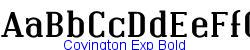 Covington Exp Bold - Bold weight  770K (2005-09-12)
