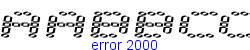 error 2000    9K (2002-12-27)