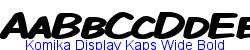 Komika Display Kaps Wide Bold - Bold weight  529K (2003-01-22)