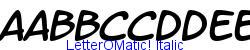 LetterOMatic! Italic   38K (2003-01-22)