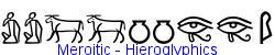 Meroitic - Hieroglyphics   11K (2006-09-25)