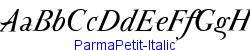 ParmaPetit-Italic  268K (2004-10-12)