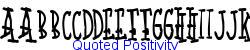 Quoted Positivity   15K (2002-12-27)