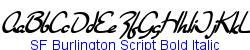 SF Burlington Script Bold Italic - Bold weight  186K (2005-04-29)