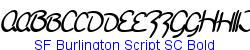 SF Burlington Script SC Bold - Bold weight  186K (2005-04-12)
