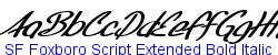 SF Foxboro Script Extended Bold Italic - Bold weight  198K (2005-05-13)