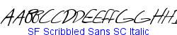 SF Scribbled Sans SC Italic  213K (2005-10-05)