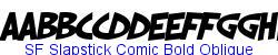 SF Slapstick Comic Bold Oblique - Bold weight  116K (2003-01-22)