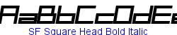 SF Square Head Bold Italic - Bold weight   60K (2003-08-30)