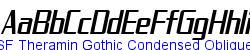 SF Theramin Gothic Condensed Oblique  137K (2004-10-09)