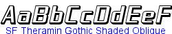 SF Theramin Gothic Shaded Oblique  137K (2005-01-10)