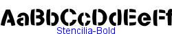 Stencilia-Bold - Bold weight   87K (2003-03-02)