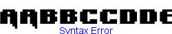 Syntax Error    8K (2002-12-27)